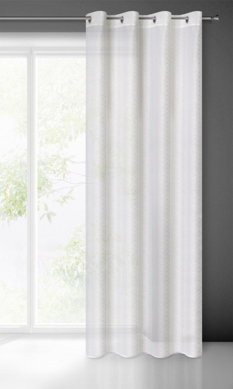 FIRANA FIRANKA GOTOWA EUROFIRANY   SIBEL 140X250 CM BIAŁY