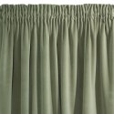 ZASŁONA GOTOWA EUROFIRANY 1SZT. KRISTI NA TAŚMIE 140X270 CM ZIELONY