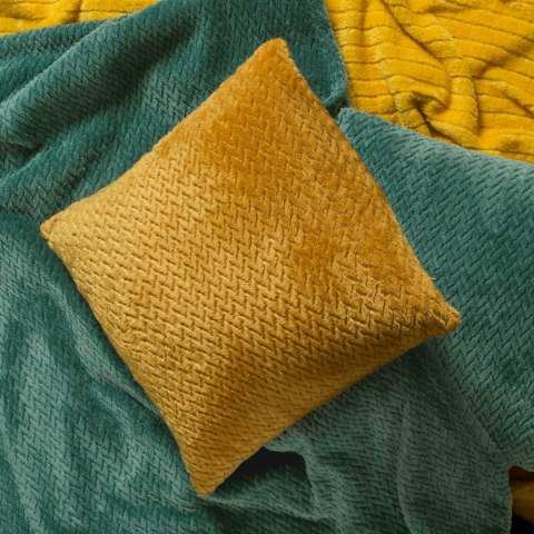 CIEPŁY KOC EUROFIRANY PLED D91 CINDY3 150X200 C.ZIEL 150X200 NARZUTA CIEMNOZIELONY