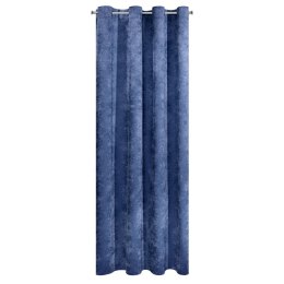 ZASŁONA GOTOWA EUROFIRANY  1SZT. ANISA 140X250 CM GRANATOWY