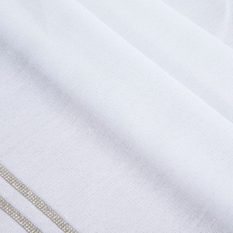 BIEŻNIK OBRUS EUROFIRANY EDITA 70X150 B 70X150 CM BIAŁY