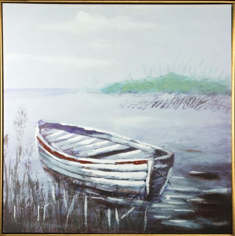 OBRAZ 128 100X100CM 100X100 CM SZARY