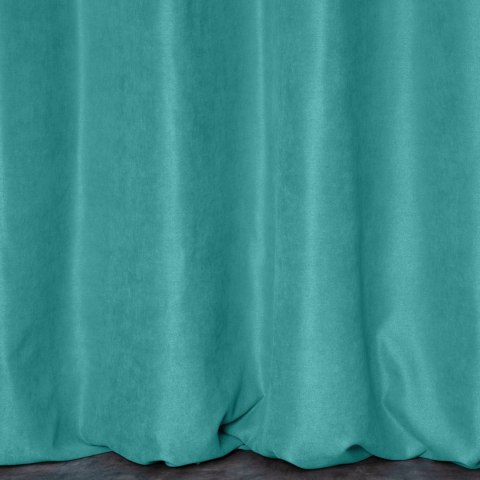 ZASŁONA   GOTOWA EUROFIRANY   1szt ADA 140X250 CM TURKUSOWY