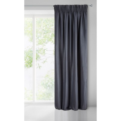 ZASŁONA   GOTOWA EUROFIRANY  1SZT. AGGIE NA TAŚMIE 140X270 CM GRANATOWY