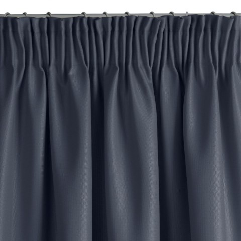 ZASŁONA   GOTOWA EUROFIRANY  1SZT. AGGIE NA TAŚMIE 140X270 CM GRANATOWY