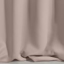 ZASŁONA GOTOWA   D91 PARISA NA TAŚMIE 140X270 CM PUDROWY