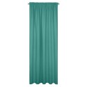 ZASŁONA   GOTOWA EUROFIRANY   1SZT. LOGAN NA TAŚMIE 140X270 CM TURKUSOWY