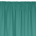 ZASŁONA   GOTOWA EUROFIRANY   1SZT. LOGAN NA TAŚMIE 140X270 CM TURKUSOWY