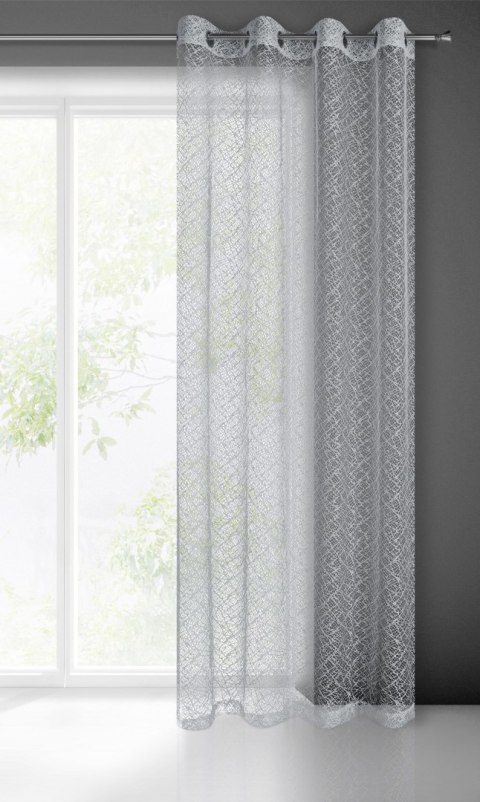 FIRANA FIRANKA GOTOWA EUROFIRANY   AMANDA 140X250 CM SZARY