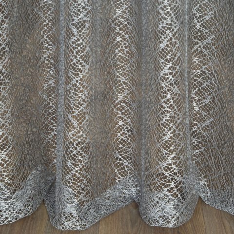 FIRANA FIRANKA GOTOWA EUROFIRANY   AMANDA 140X250 CM SZARY