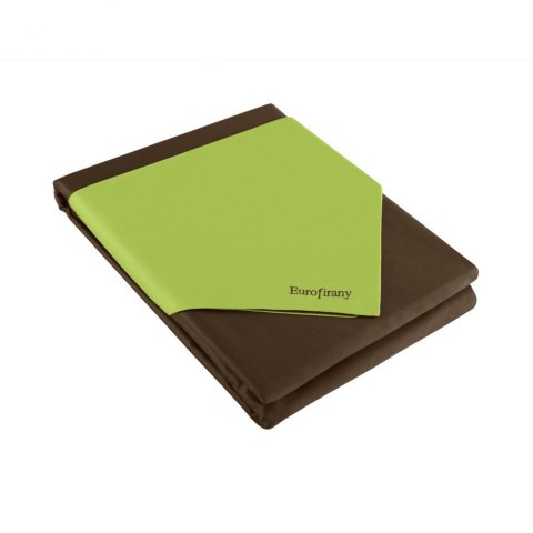 POŚCIEL EUROFIRANY KOMPLET POŚCIELI NOVA 160X200 CM, 2 SZT. 70X80 CM BRĄZOWY