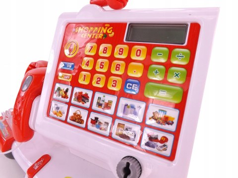 DUŻA KASA FISKALNA DLA DZIECI ELEKTRONICZNA 7211