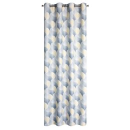 ZASŁONA GOTOWA EUROFIRANY   1SZT. ASETA 140X250 CM SZARY