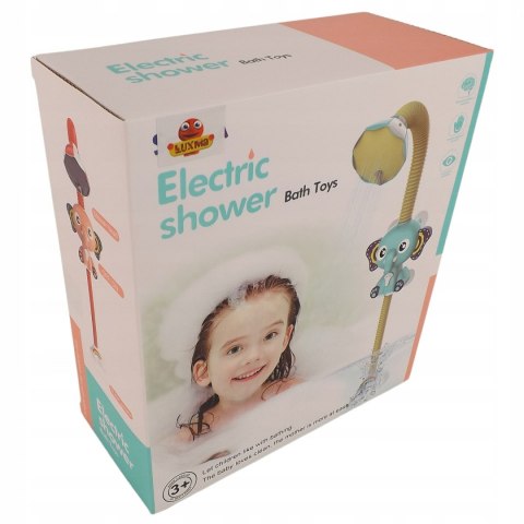 PRYSZNIC SŁOŃ ZABAWKA DO KĄPIELI NA BATERIE 8366C