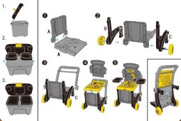 Narzędzia warsztat wózek stolik dla dzieci 008-928