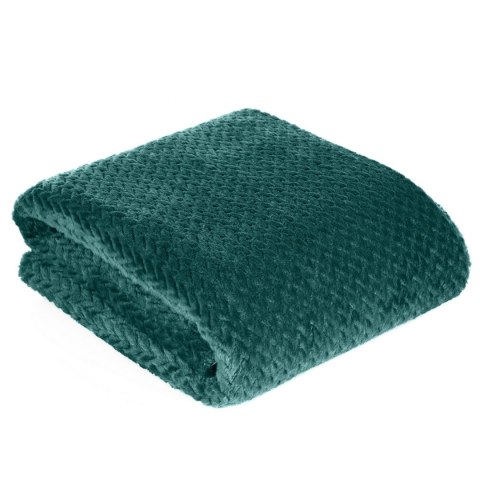 CIEPŁY KOC EUROFIRANY PLED D91 CINDY3 150X200 C.TURK 150X200 NARZUTA CIEMNOTURKUSOWY