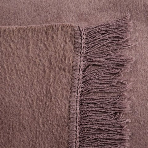 CIEPŁY KOC EUROFIRANY PLED AKRYL 220 X 240 NARZUTA NA ŁÓŻKO EUROFIRANY PUDROWY