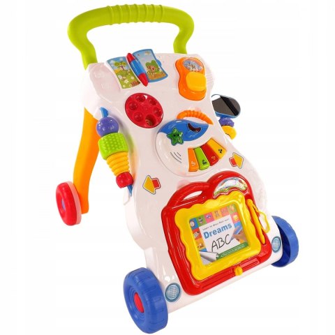 KOLOROWY INTERAKTYWNY CHODZIK PCHACZ DŹWIĘKI 801