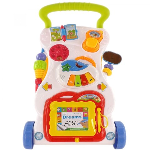 KOLOROWY INTERAKTYWNY CHODZIK PCHACZ DŹWIĘKI 801