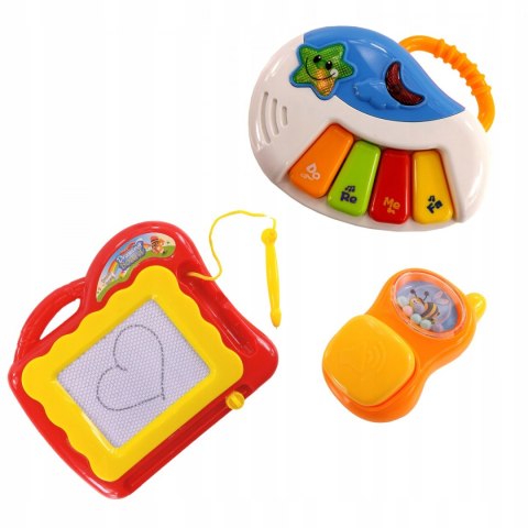 KOLOROWY INTERAKTYWNY CHODZIK PCHACZ DŹWIĘKI 801