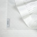 OBRUS ZE SREBRNĄ NICIĄ ELLEN 145X300 CM BIAŁY