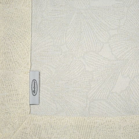 OBRUS ZE ZŁOTA NICIĄ LENA 145X280 CM KREMOWY