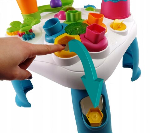 STOLIK EDUKACYJNY SORTER WIEŻA PIŁECZKI 91161N