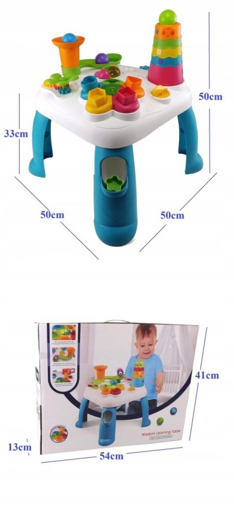 STOLIK EDUKACYJNY SORTER WIEŻA PIŁECZKI 91161N