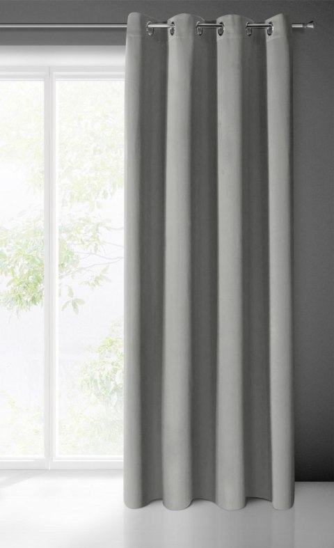 ZASŁONA   GOTOWA EUROFIRANY   LOGAN 135X250 CM SZARY