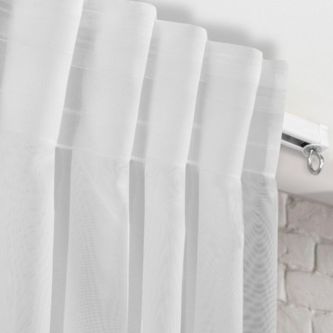 FIRANA GOTOWA SIMONE NA TAŚMIE 400X170 CM BIAŁY