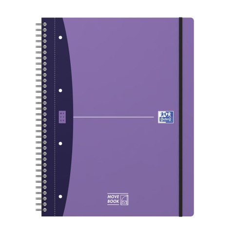 Kołonotatnik A4 80 kartek, kratka / tagi, URBAN, OXFORD, 400011306