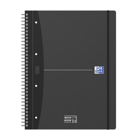 Kołonotatnik A4 80 kartek, kratka / tagi, URBAN, OXFORD, 400011306