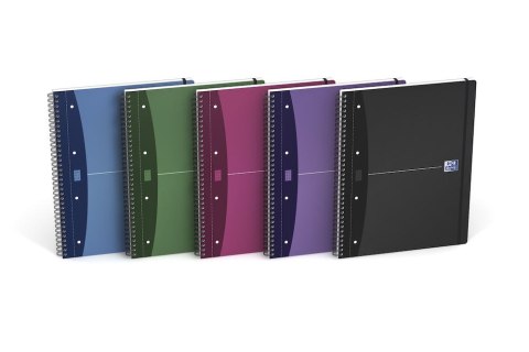 Kołonotatnik A4 80 kartek, kratka / tagi, URBAN, OXFORD, 400011306