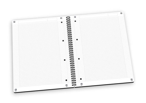Kołonotatnik A4 80 kartek, kratka / tagi, URBAN, OXFORD, 400011306