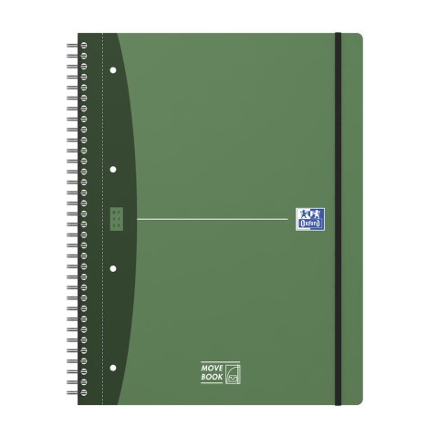 Kołonotatnik A4 80 kartek, kratka / tagi, URBAN, OXFORD, 400011306