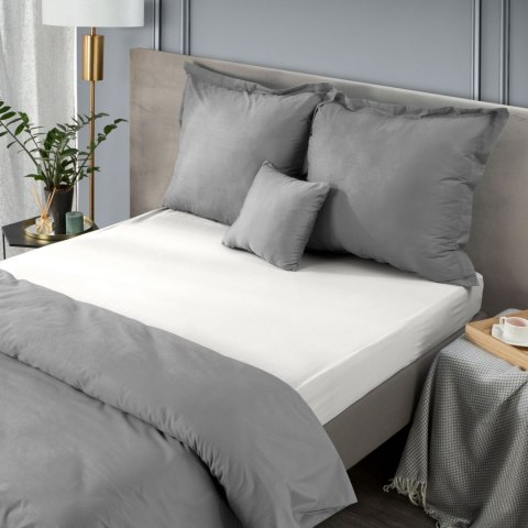 PRZEŚCIERADŁO Z GUMKĄ JERSEY D91 180X200 CM, WYS.30 CM KREMOWY