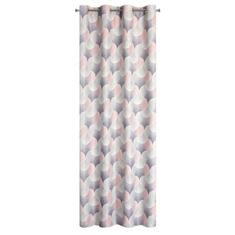 ZASŁONA GOTOWA EUROFIRANY   ASETA 140X250 CM SZARY