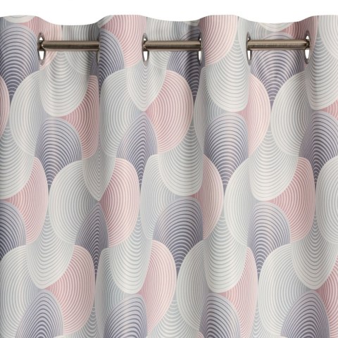 ZASŁONA GOTOWA EUROFIRANY   ASETA 140X250 CM SZARY