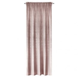 ZASŁONA GOTOWA D91 CYPR NA TAŚMIE 140X270 CM PUDROWY RÓŻ