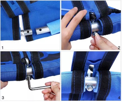 Duża huśtawka bocianie gniazdo 100 cm mocna 150 kgR