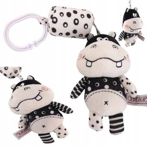 Kontrastowa sensoryczna zawieszka grzechotka dzwoneczek HIPCIO 0804H