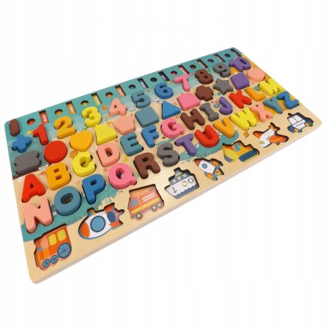 Drewniana układanka logiczna zręcznościowa GW01