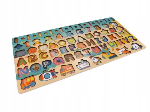 Drewniana układanka logiczna zręcznościowa GW01