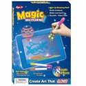 MAGICZNA TABLICA LED Z SZABLONAMI I PISAKAMI ZNIKOPIS 182N