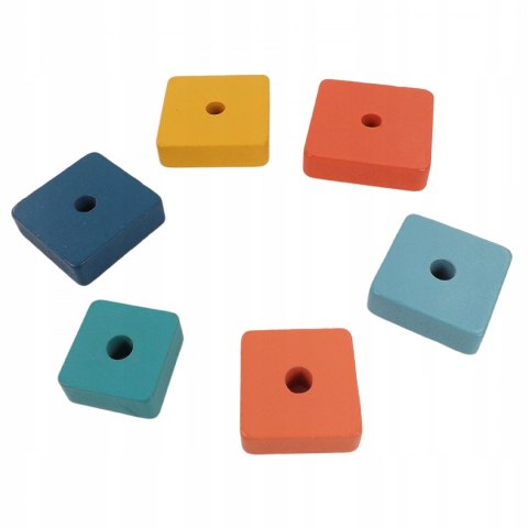 Sorter drewniana układanka piramidka wieża 8872