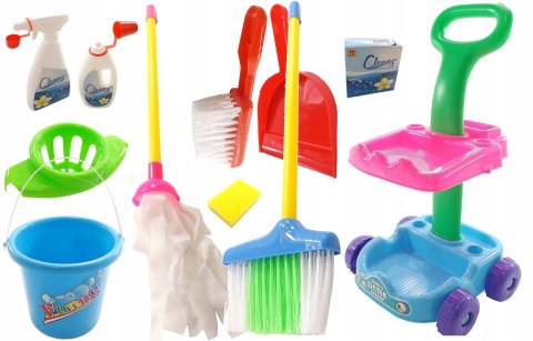 ZESTAW DO SPRZĄTANIA DLA DZIECI WIADERKO 102R