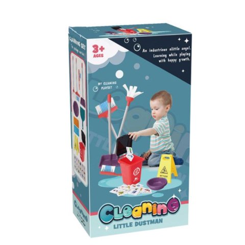 Zestaw do sprzątania dla dzieci kosz segregacji 4