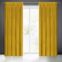 ZASŁONA GOTOWA   SAMANTA NA TAŚMIE 140X270 CM MUSZTARDOWY