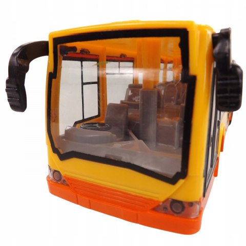 Duży autobus przegubowy zdalnie sterowany 44cm pilot światła 676Ż