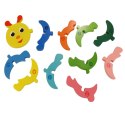 EDUKACYJNE DREWNIANE KLOCKI PUZZLE UKŁADANKA 8765G